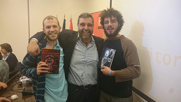 Con Alberto Escabias y Pedro J. Plaza